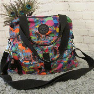 Kipling Paint Splash Shoulder/Cross Body Bag